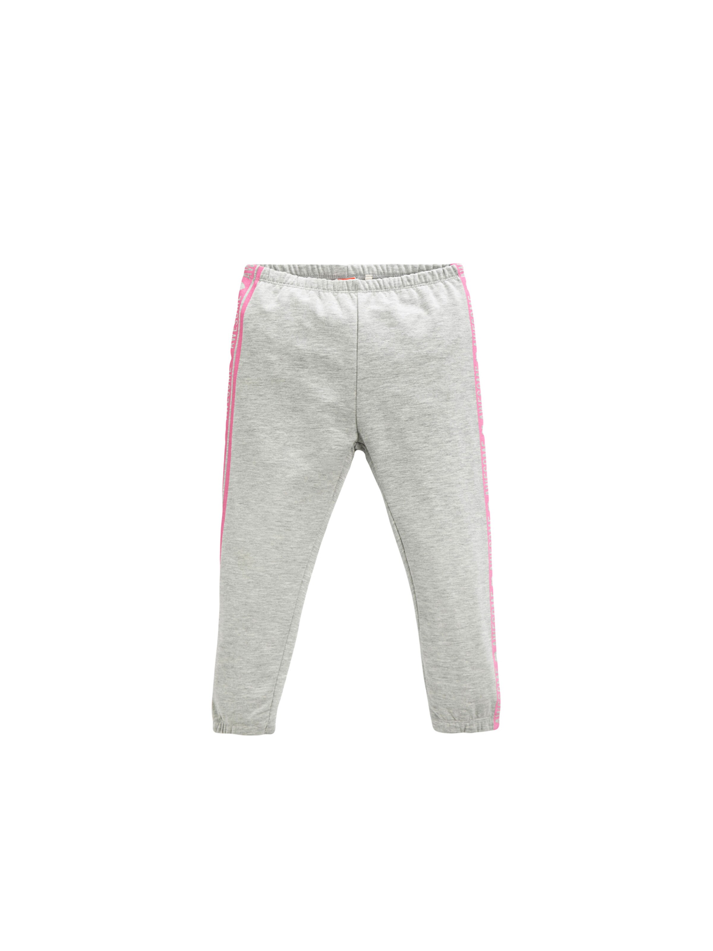 Koton Tapered Broek in Grijs: voorkant