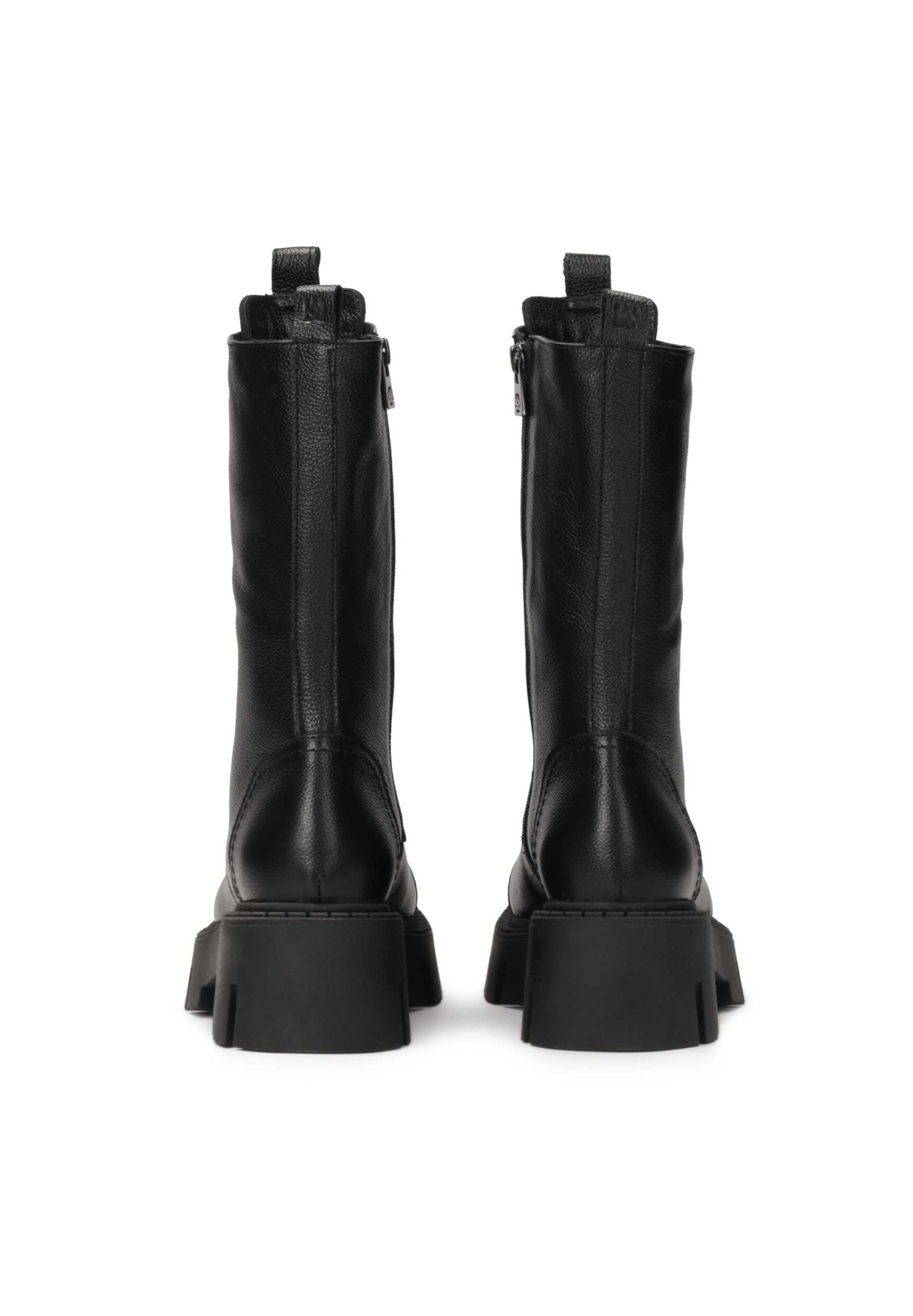 Bottes à lacets Kazar en noir