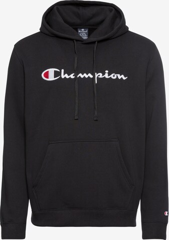 Champion Authentic Athletic Apparel Sweatshirt in Black: front