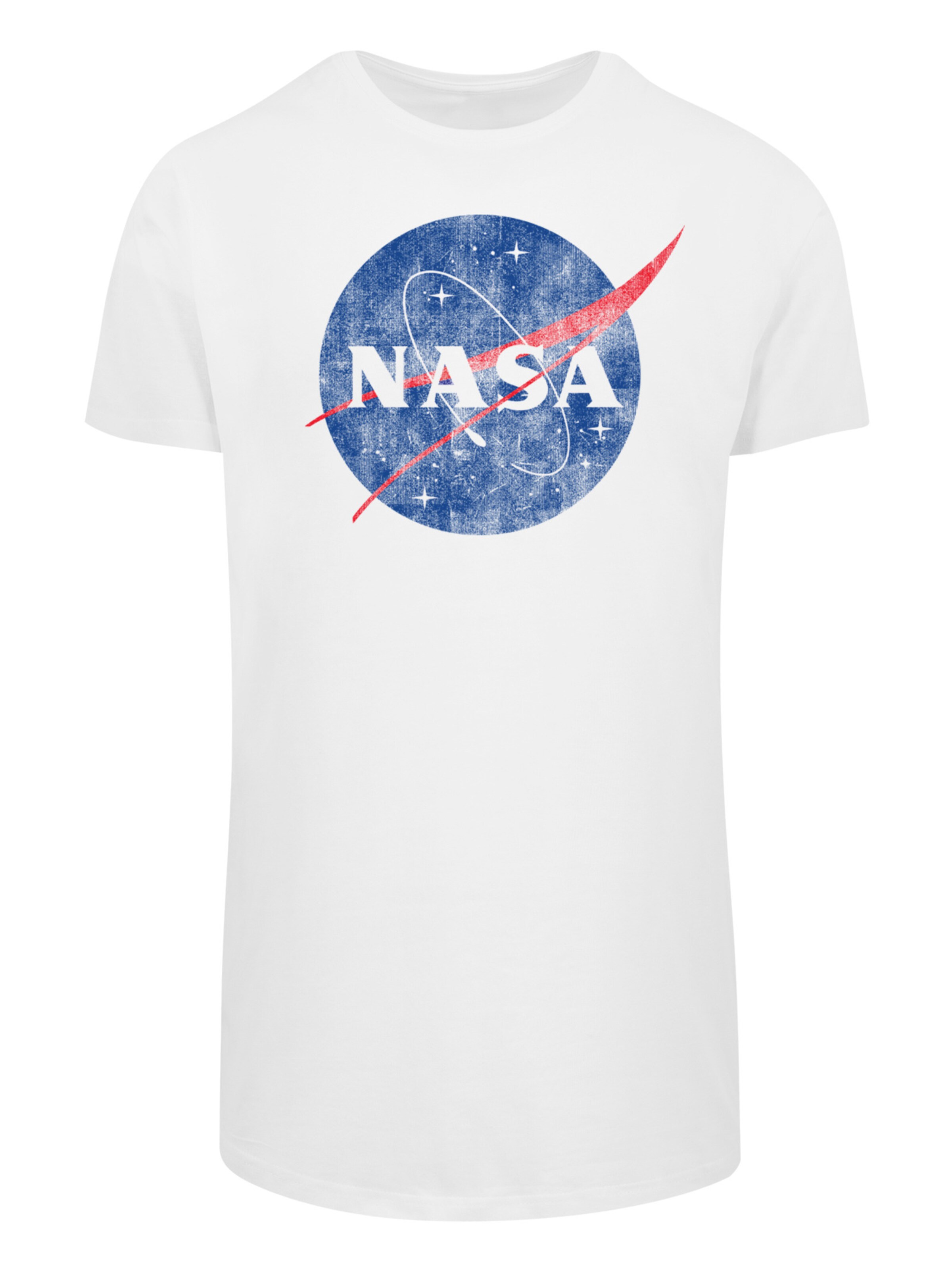 F4NT4STIC Shirt 'Nasa Classic Insignia' in White: front
