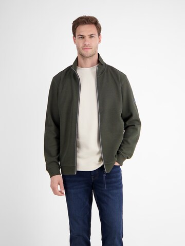 LERROS Sweat jacket in Green: front