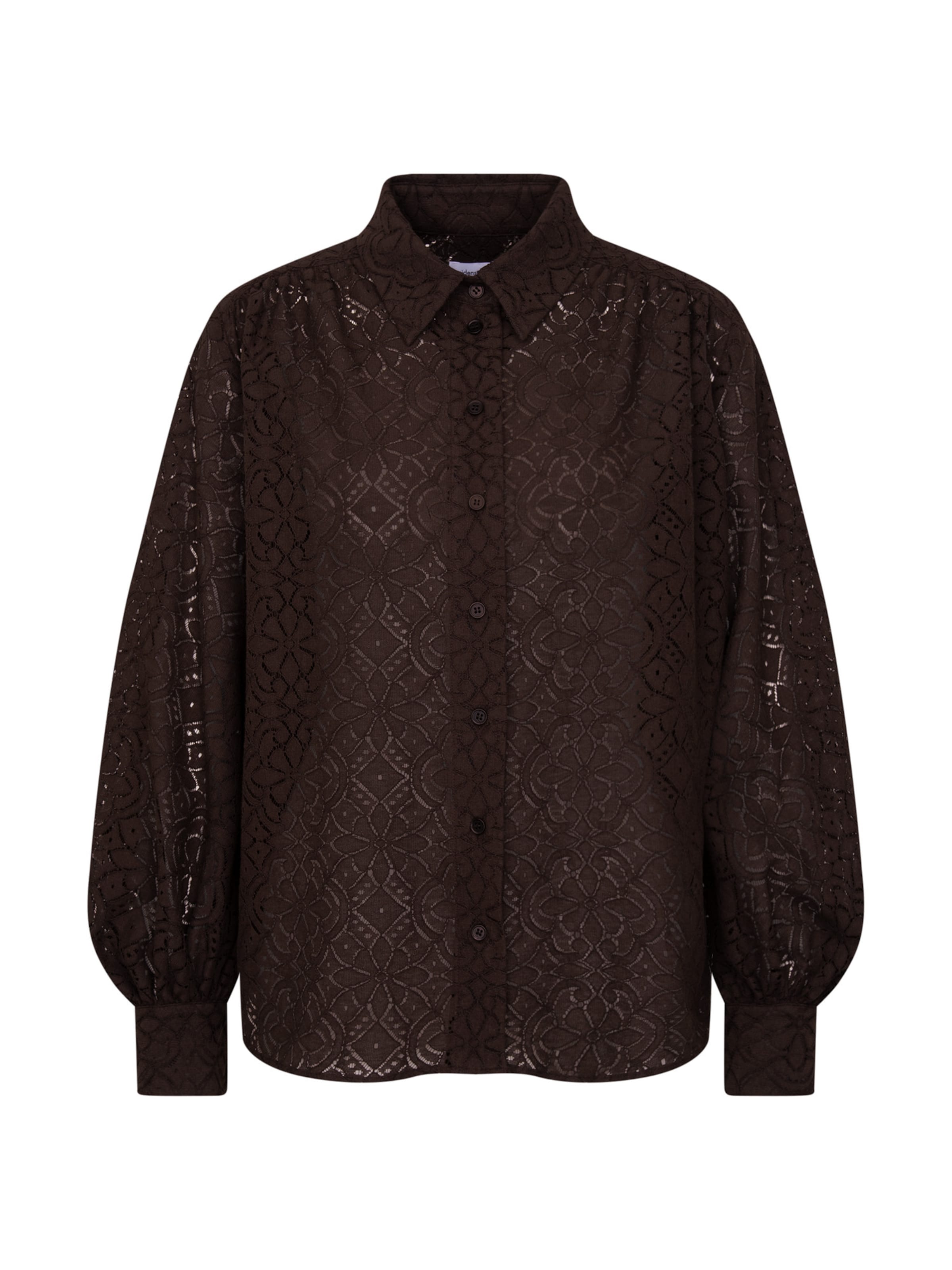 Chemisier 'February Drop 261' SEIDENSTICKER en marron : devant