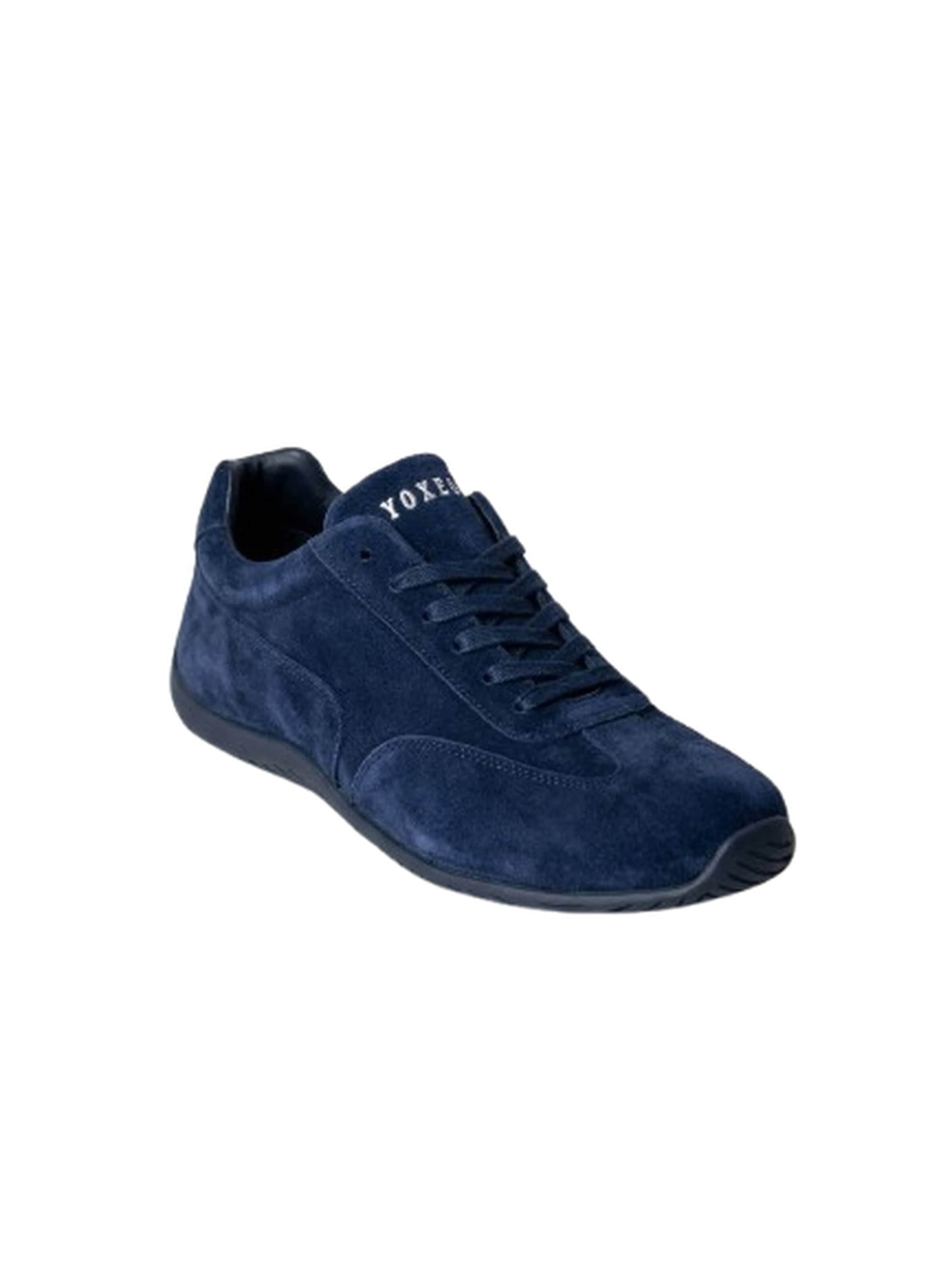 Scarpa stringata 'Fangio' di Yoxeone in blu: frontale