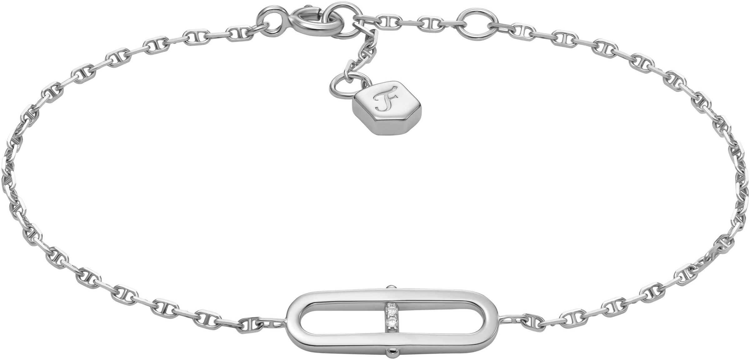 FOSSIL Bracelet in Silver: front