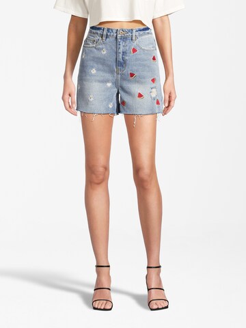 AÉROPOSTALE Regular Jeans 'DENIM SHORTY' in Blue: front