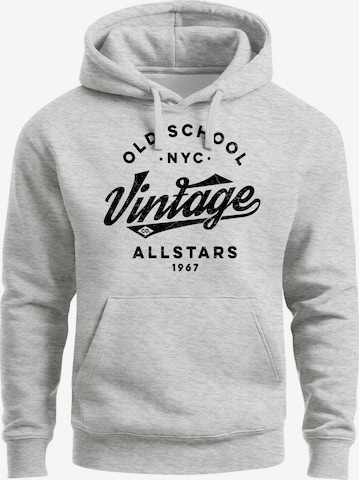 Neverless Sweatshirt 'Vintage co.' in Grau: Vorderseite