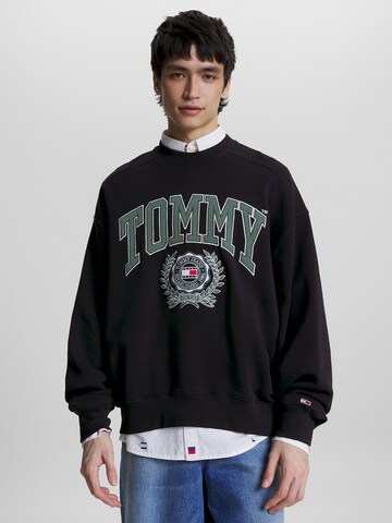 Tommy Jeans Μπλούζα φούτερ σε μαύρο: μπροστά