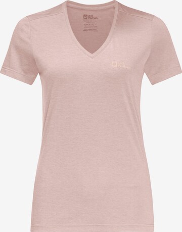 JACK WOLFSKIN Performance Shirt in Pink: front