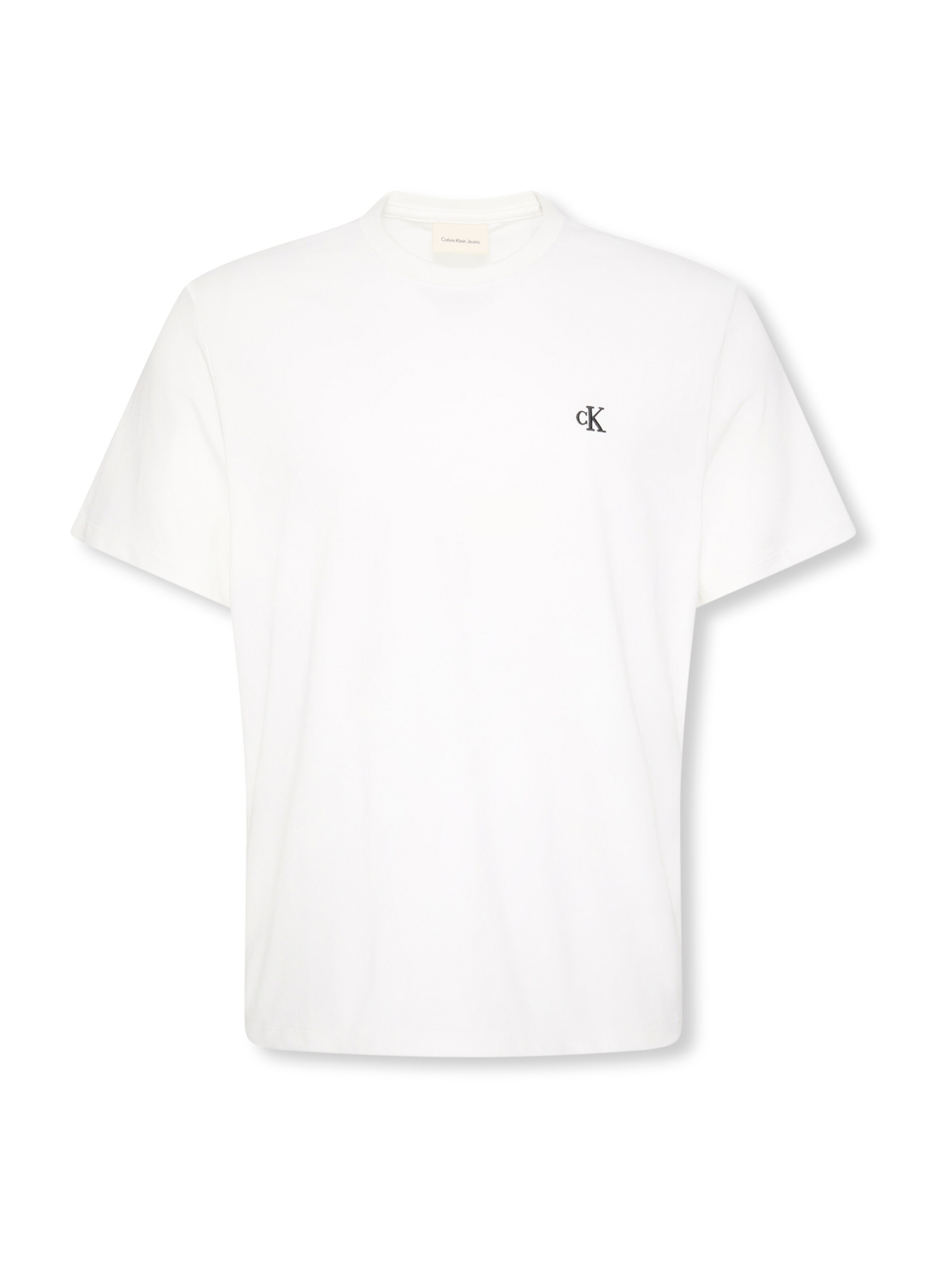 balts Calvin Klein Jeans T-Krekls: no priekšpuses