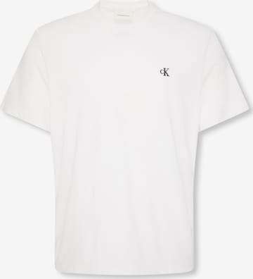 Calvin Klein Jeans Shirt in Wit: voorkant