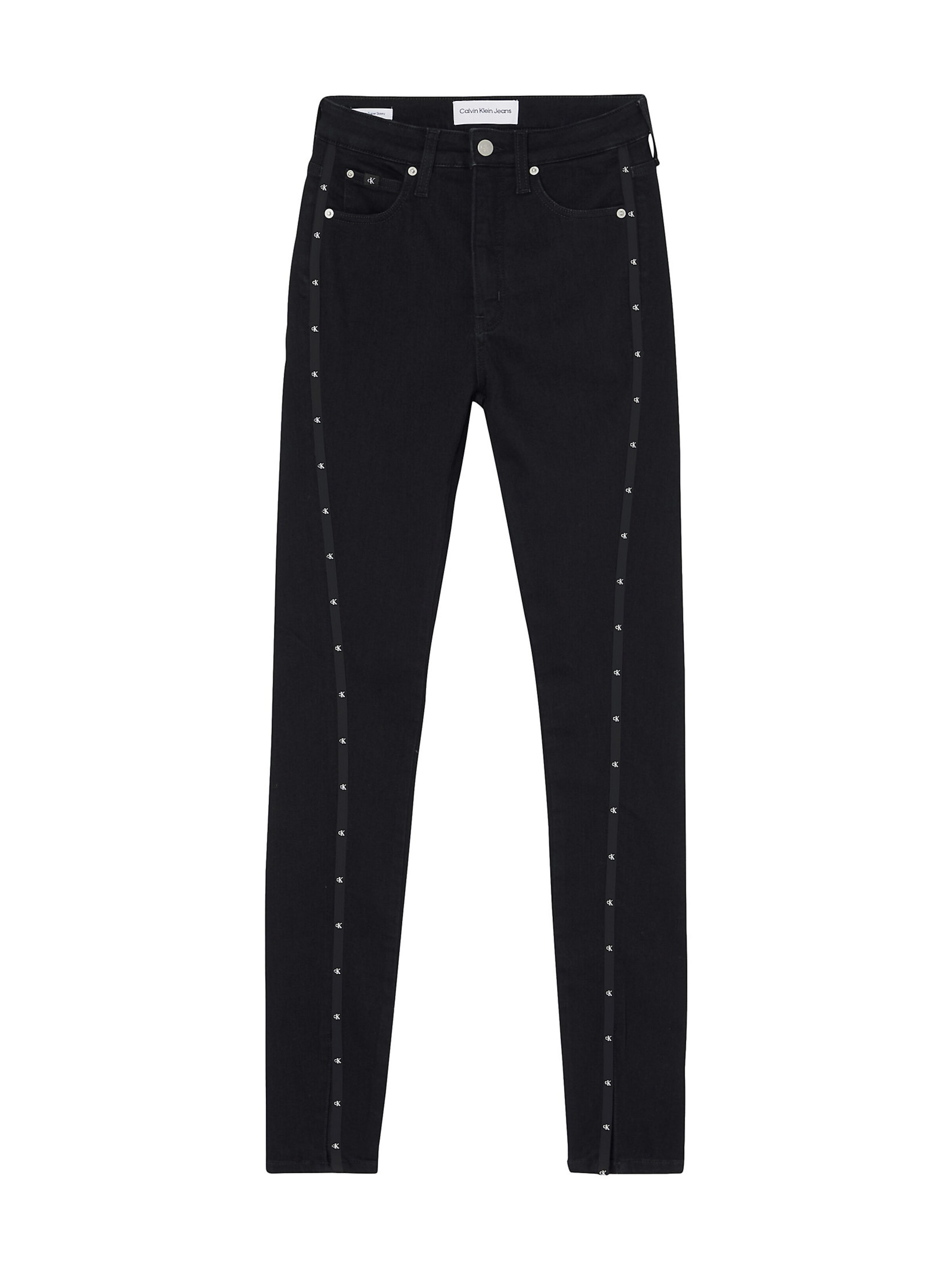 Femme Vêtements Jeans Jeans skinny Pantalon en jean Jean Calvin Klein en coloris Noir 