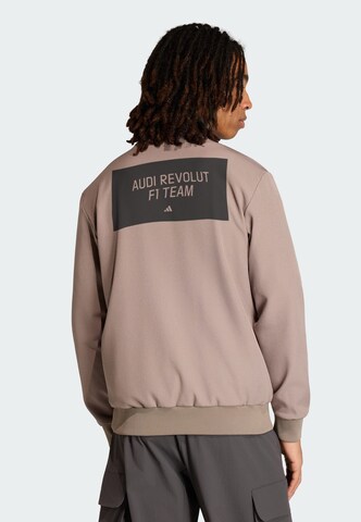 ADIDAS PERFORMANCE Sportsweatjacke 'Audi Formula One Teams' in Braun