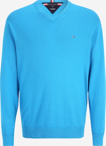 Tommy Hilfiger Big & Tall Trui in Blauw: voorkant