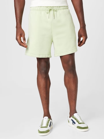 Loosefit Pantaloni di Abercrombie & Fitch in verde: frontale