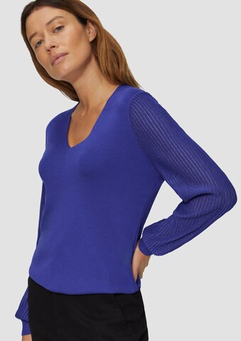 s.Oliver BLACK LABEL Trui in Blauw