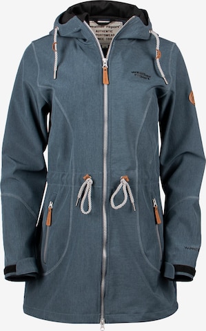 Weather Report Athletic Jacket 'LILAN W-PRO 8000' in Blue: front