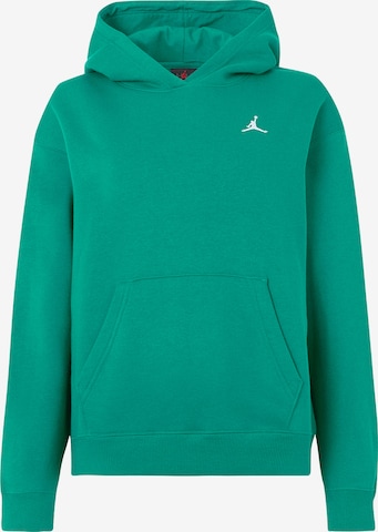 Sweat-shirt 'BRKLN FLC' Jordan en vert : devant