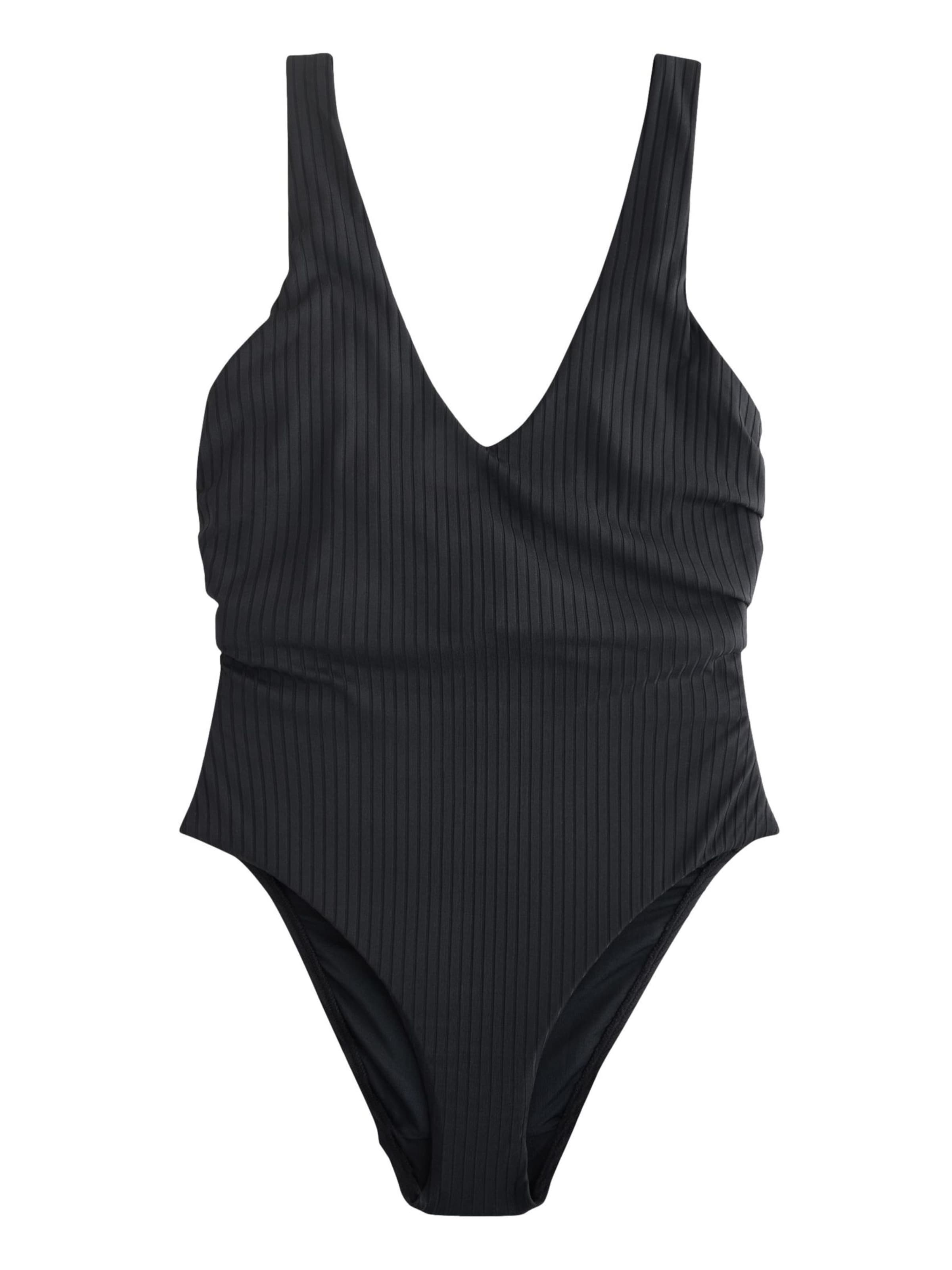 Next - Soutien redutor Fato de banho em preto: frente