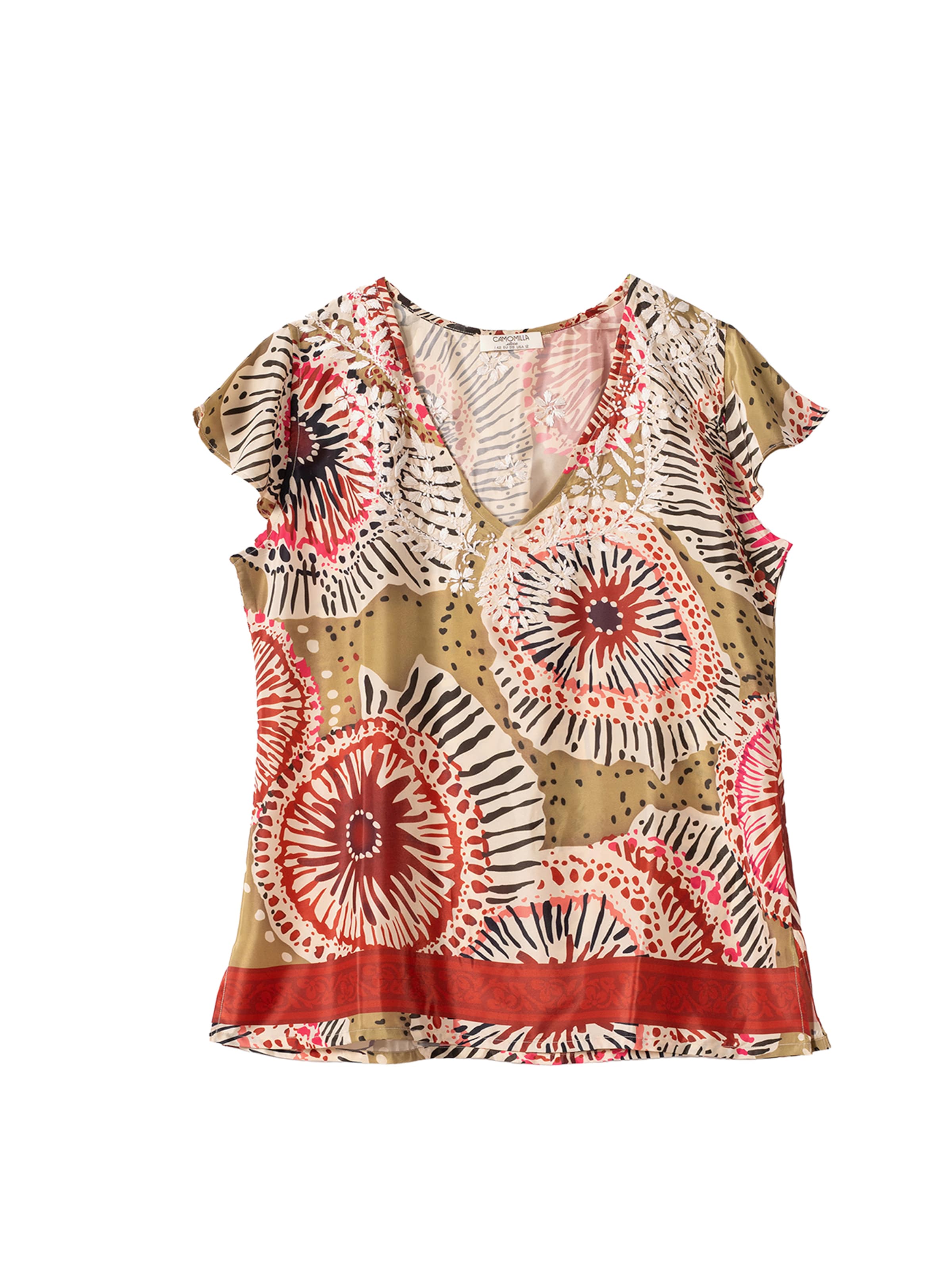 Camomilla Italia Blouse 'Shelly' in Pink: front