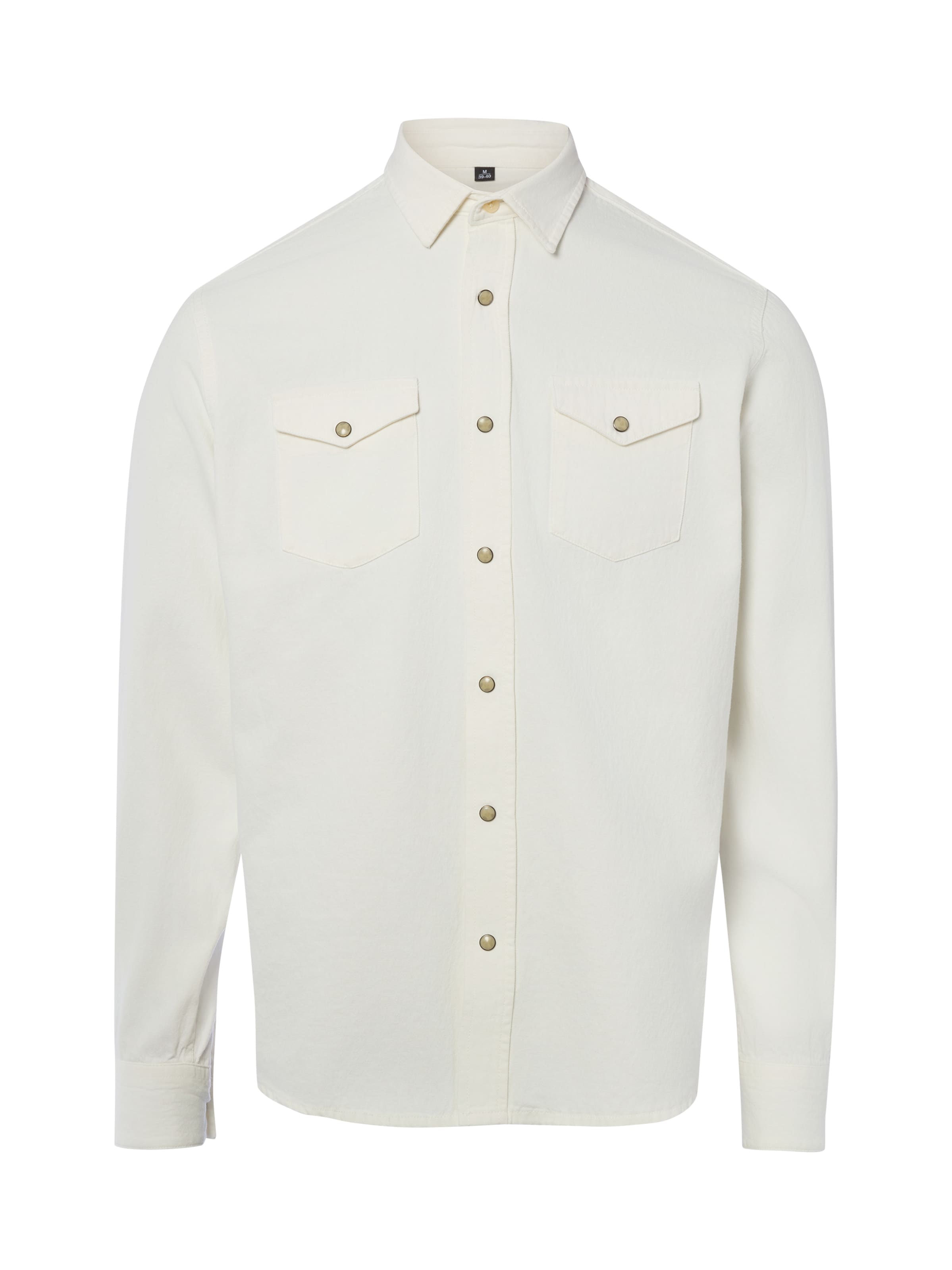 Nils Sundström Overhemd in Wit: voorkant