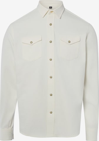 Nils Sundström Overhemd in Wit: voorkant