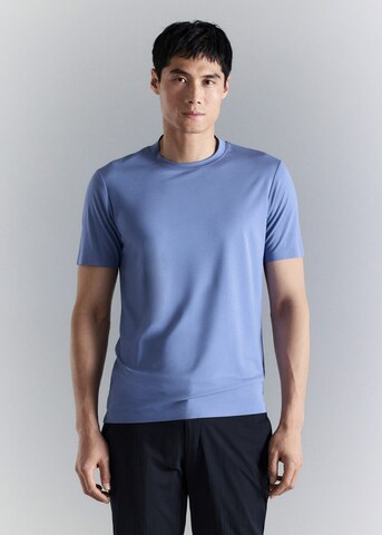 MANGO MAN Shirt 'Lazio' in Blue: front