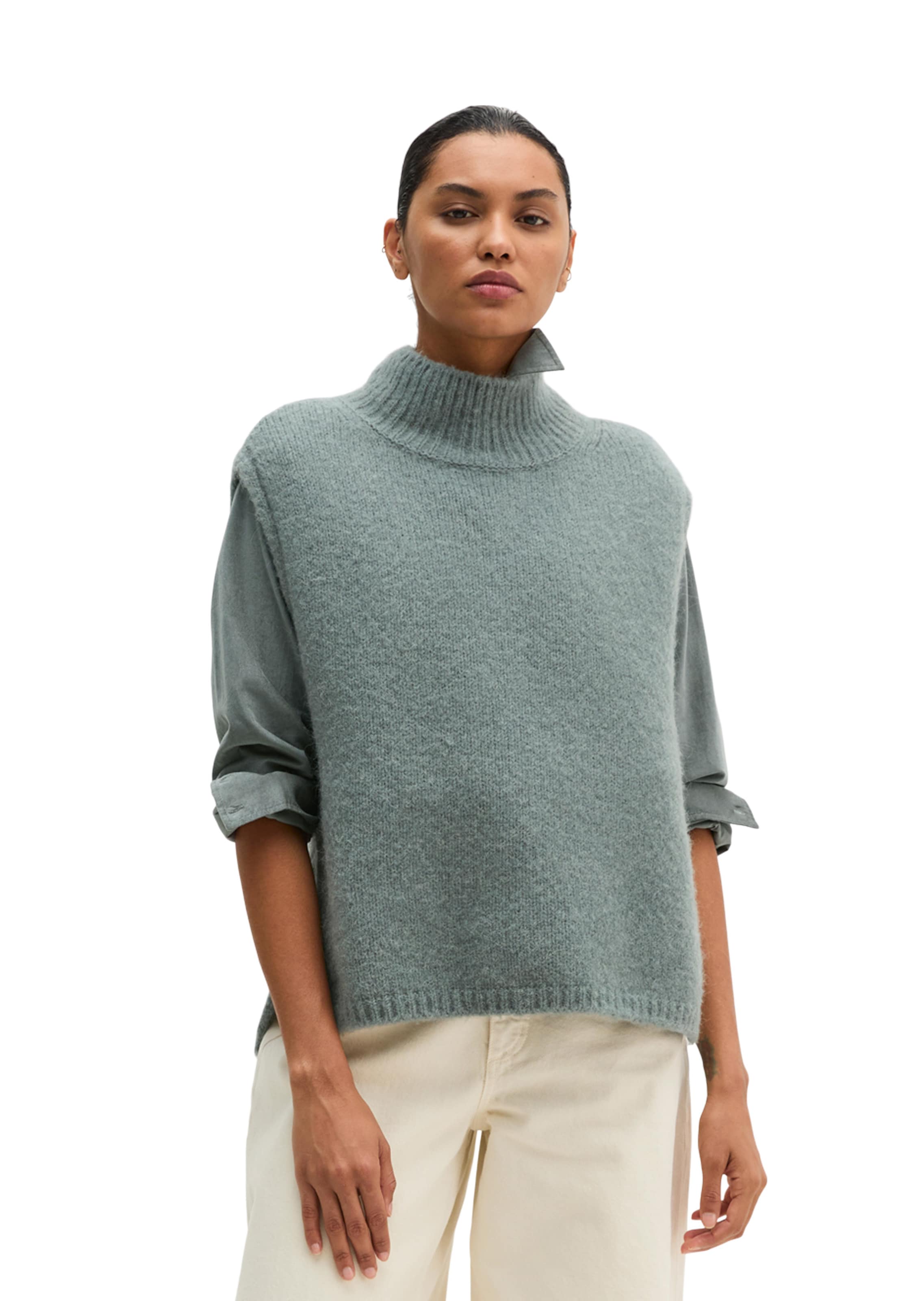 Pull-over Marc O'Polo en gris : devant