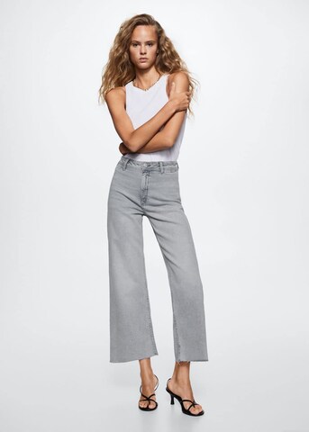 MANGO Flared Jeans 'Catherin' in Grey