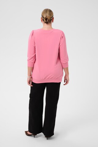 Sweat-shirt 'Annia' KAFFE CURVE en rose