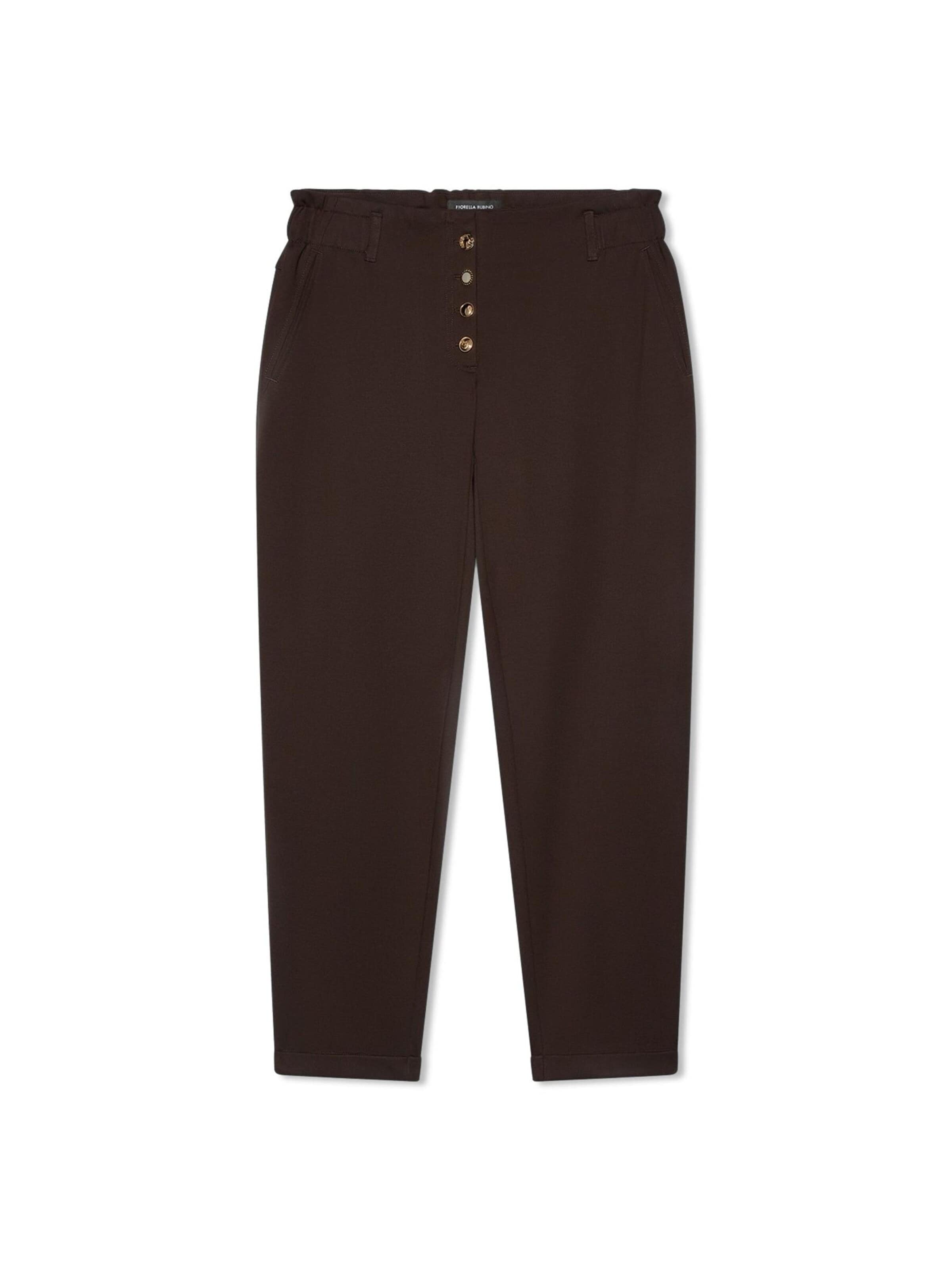 Fiorella Rubino Broek in Bruin: voorkant