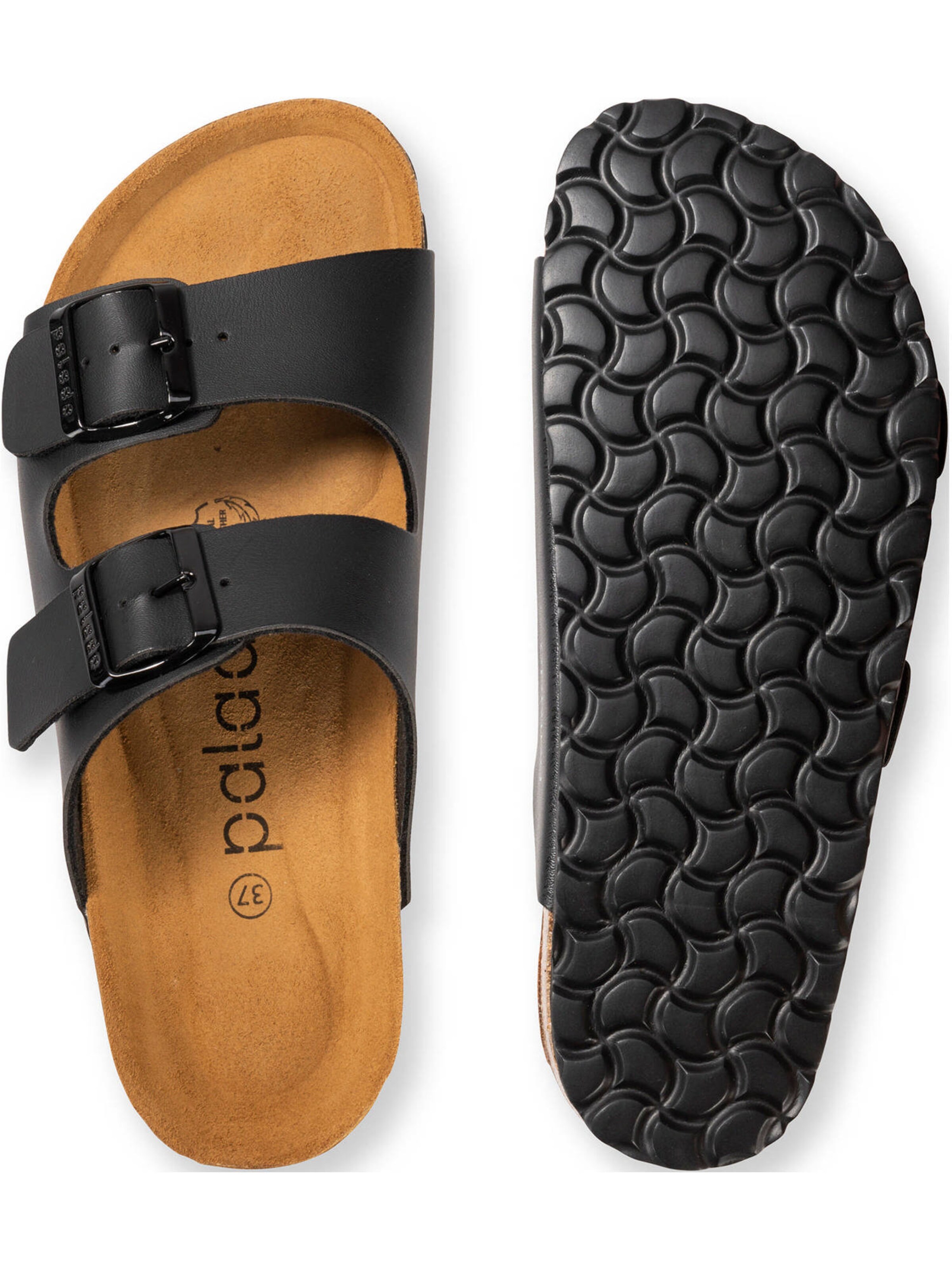 Palado Pantoletter 'Korfu' i sort