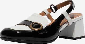 Escarpins à bride arrière FLY LONDON en noir : devant