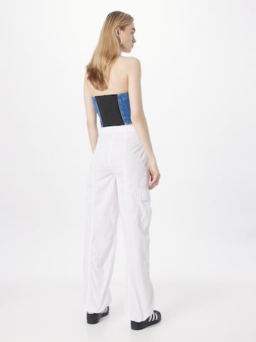 Calvin Klein Jeans Loosefit Παντελόνι cargo σε λευκό