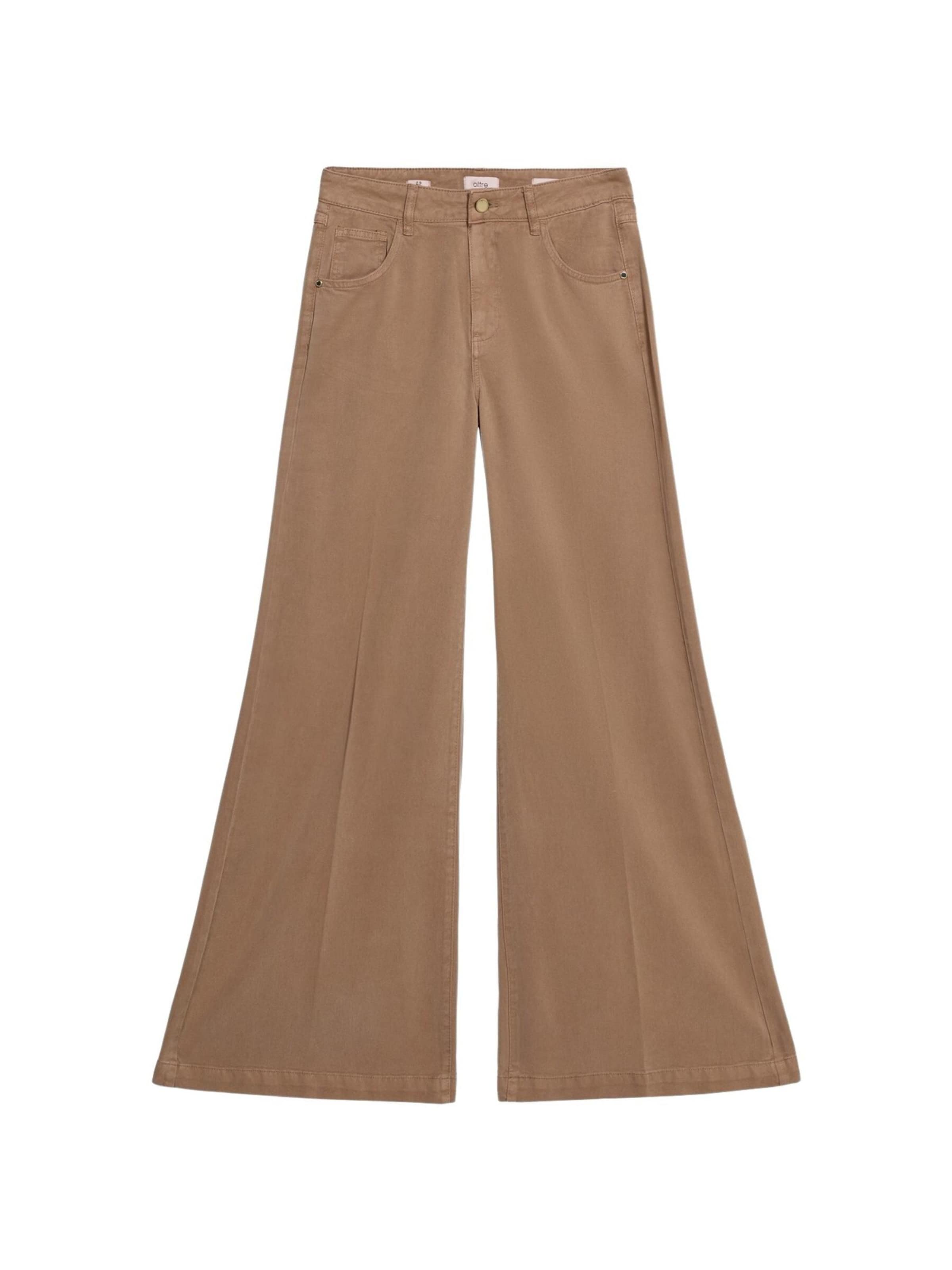 Baggy Pantalon oltre en beige : devant