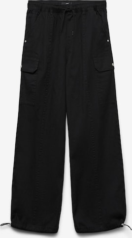 Loosefit Pantaloni cargo 'VMKarlie' di VERO MODA in nero: frontale