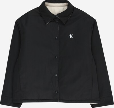 Calvin Klein Jeans Starpsezonu jaka, krāsa - pelēks / melns / balts, Preces skats
