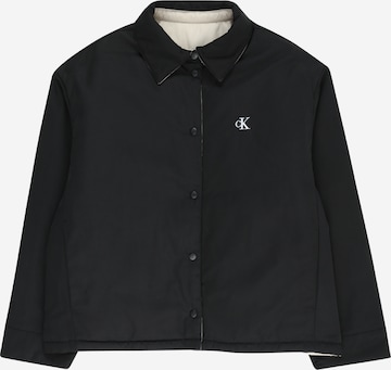 Calvin Klein Jeans Overgangsjakke i svart: forside