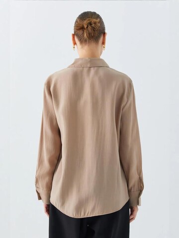 MixRay Bluse in Braun