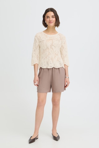 Chemisier 'PRIM' Fransa en beige
