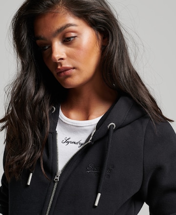 Superdry Sweatjacke in Schwarz