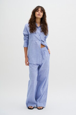 My Essential Wardrobe Wide Leg Hose in Blau