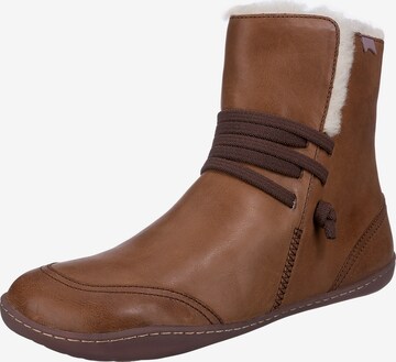 CAMPER Ankle Boots 'Peu Cami' in Brown: front