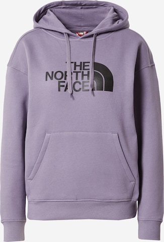 Sweat-shirt 'Drew Peak' THE NORTH FACE en violet : devant