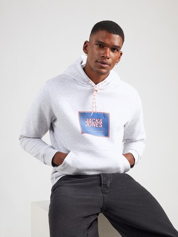 Felpa 'JJRAIN' di JACK & JONES in bianco: frontale