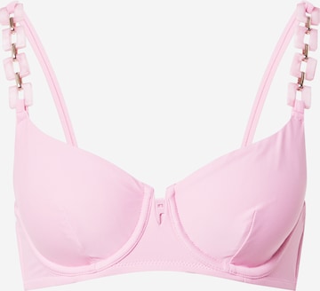 Hunkemöller Balconette Bikini Top 'Aruba' in Pink: front