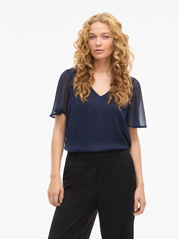 VILA Bluse 'VIFALIA' in Blau: Vorderseite