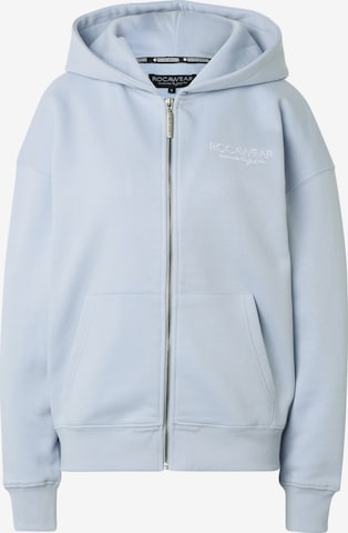 ROCAWEAR Sweatvest in Blauw: voorkant