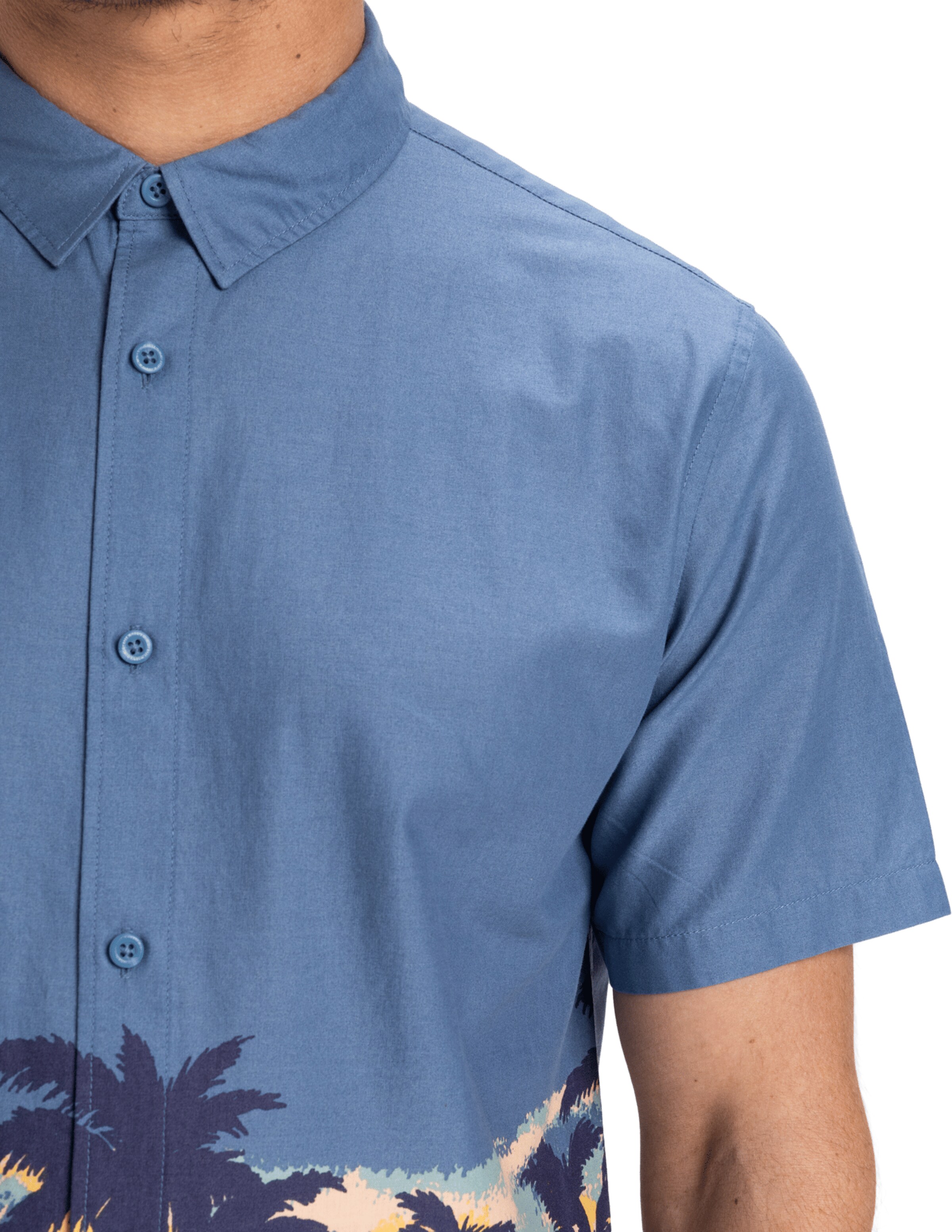 QUIKSILVER Regular fit Button Up Shirt 'Apero Classic Engineered' in Blue