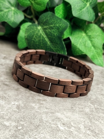 Holzwerk - Pulsera 'NEBELSEE' en marrón