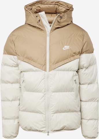 Nike Sportswear Winter Jacket in Beige: front